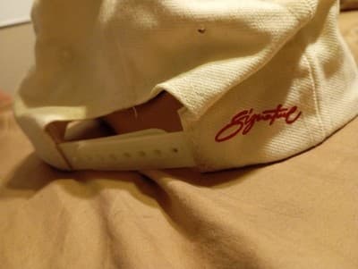 LA Los Angeles Dodgers Signature Vintage Snapback Hat White Rare - Thumbnail 2