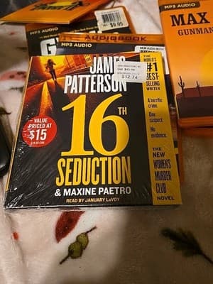 Shelf203 Audiobook~ 16th seduction- James Patterson- abridged- 4CDs