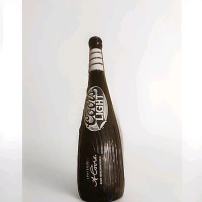 Vintage Coors Light Baseball Bat Bottle Limited Edition 18oz Silver Bullet 11.5" - Image 1