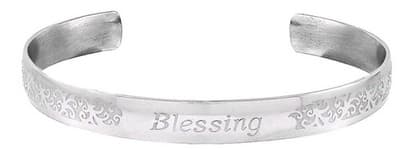 Stainless Steel Blessing Cuff - Thumbnail 2
