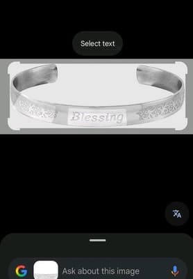Stainless Steel Blessing Cuff - Image 1