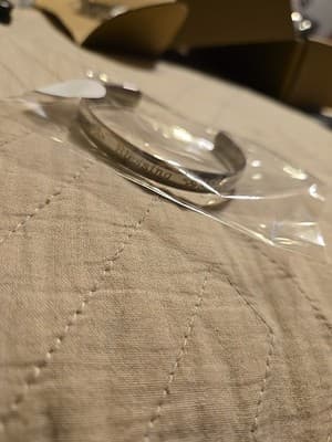 Stainless Steel Blessing Cuff - Thumbnail 3