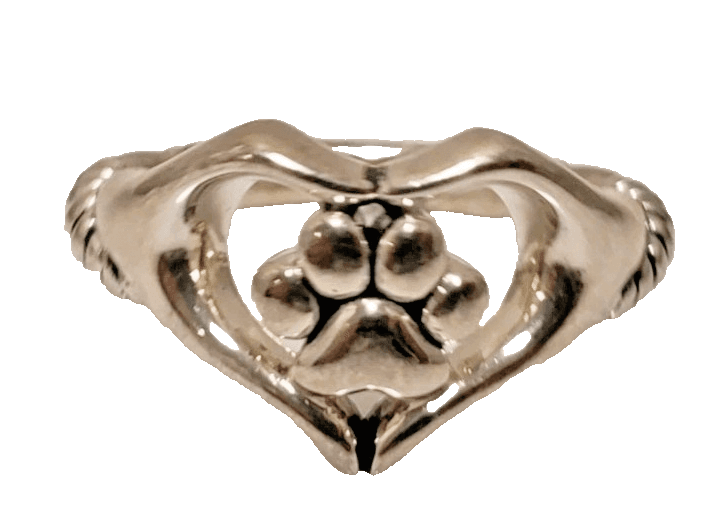 Hand And Paw bracelet and ring set - Image 1