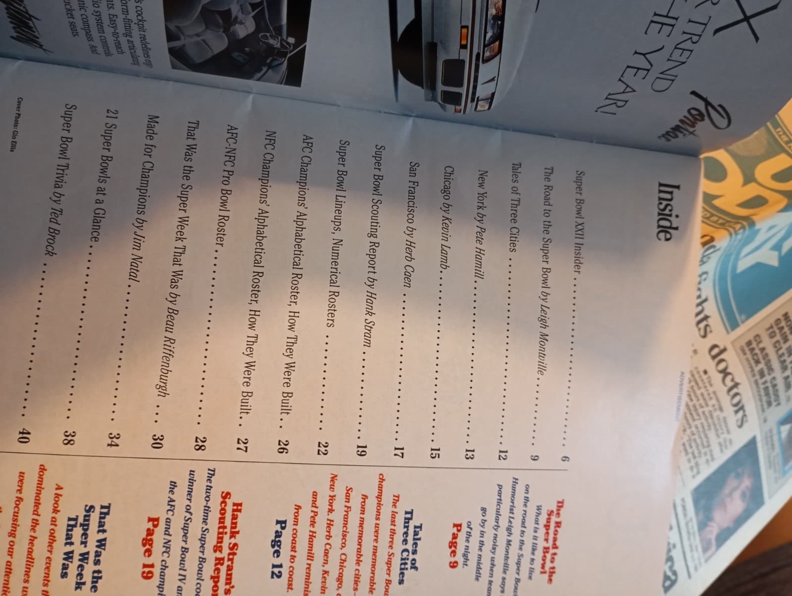 SUPER BOWL XXII "Official Home Viewer's Guide" DENVER vs WASHINGTON NFL 🏈 - Thumbnail 3