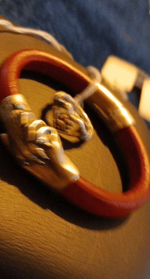 Hand And Paw bracelet and ring set - Thumbnail 2