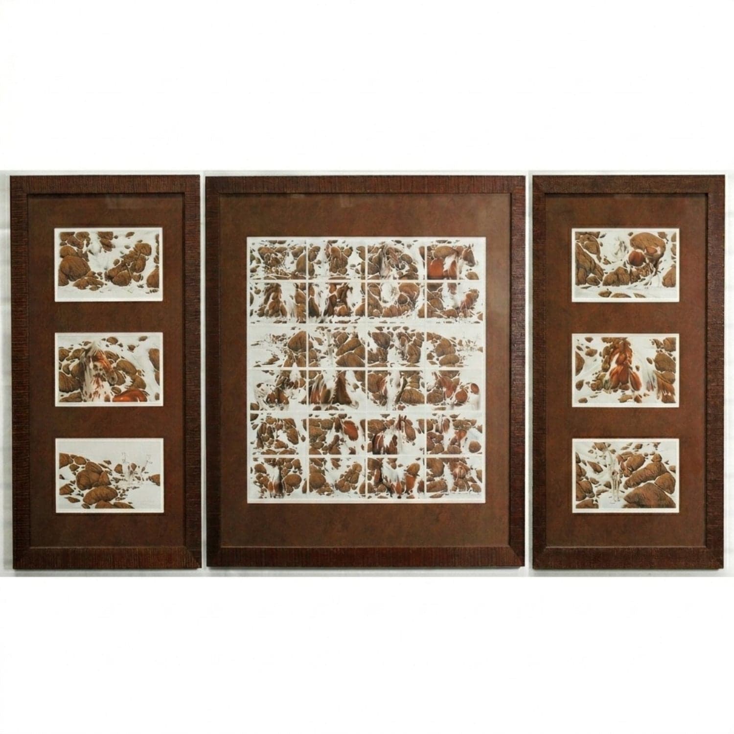 Bev Doolittle "Hide & Seek" Framed L.E. Three-Piece Art Set - Image 1