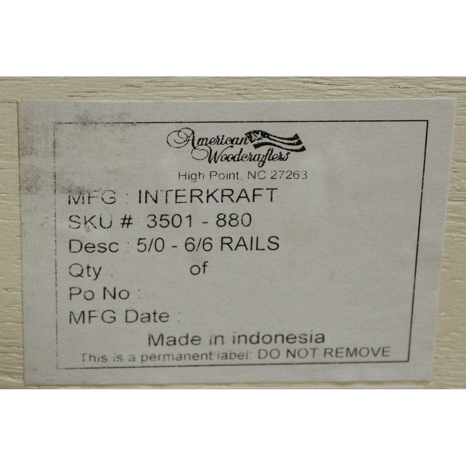 Interkraft Off-White Queen Bed - Ivory - Thumbnail 4