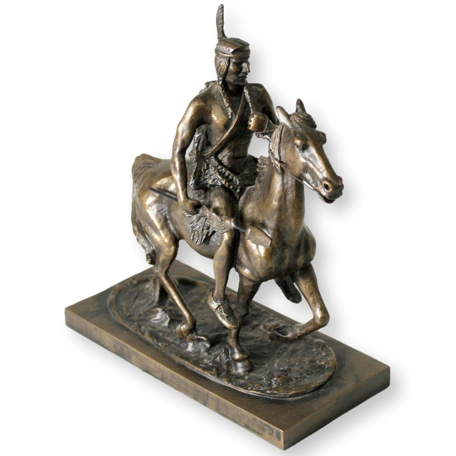 James Earle Fraser "Cheyenne Chief" Bronze Sculpture - Thumbnail 2