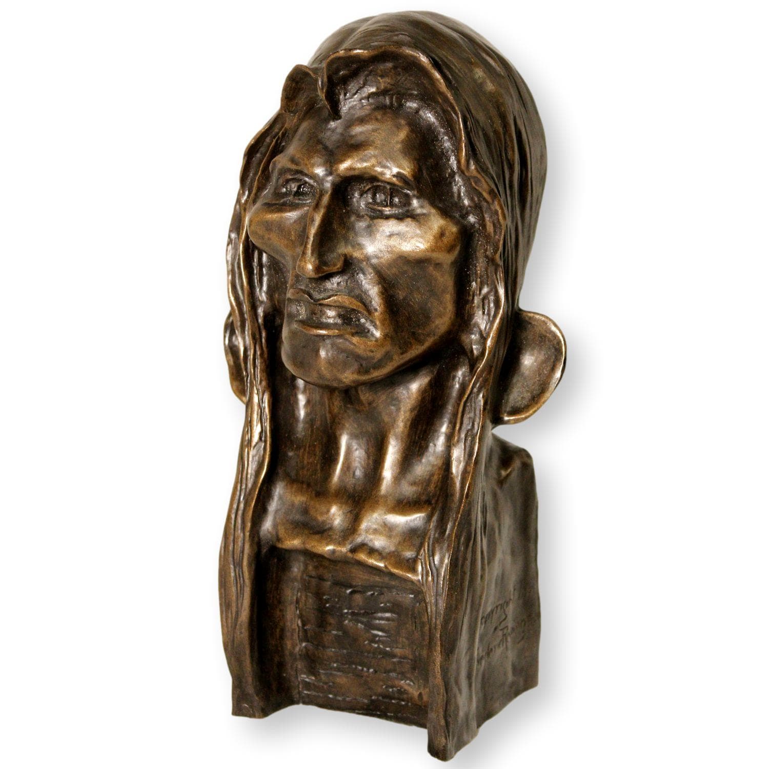 Frederic Remington "The Savage" Bronze Sculpture - Image 1