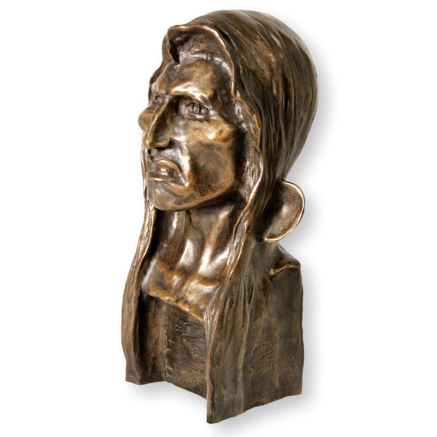 Frederic Remington "The Savage" Bronze Sculpture - Thumbnail 4