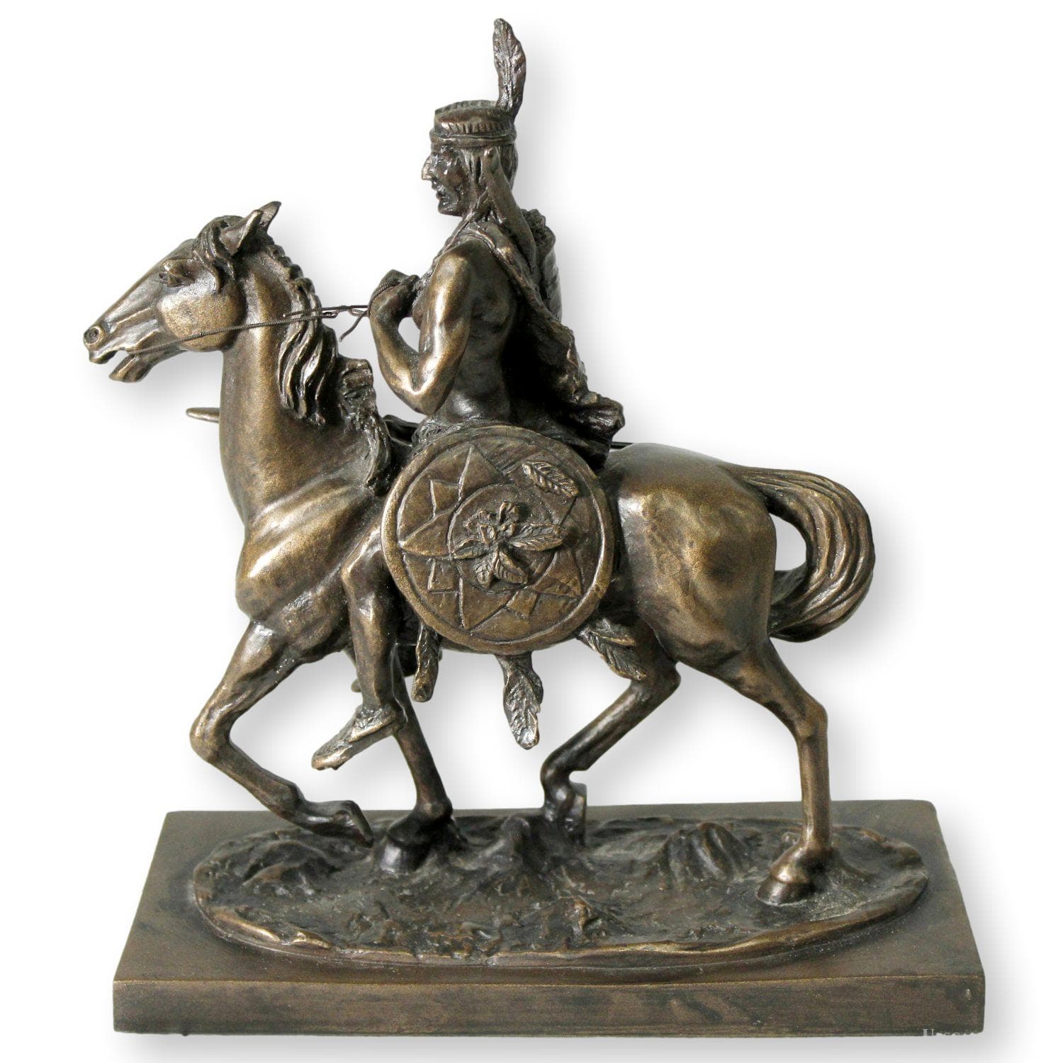 James Earle Fraser "Cheyenne Chief" Bronze Sculpture - Thumbnail 4