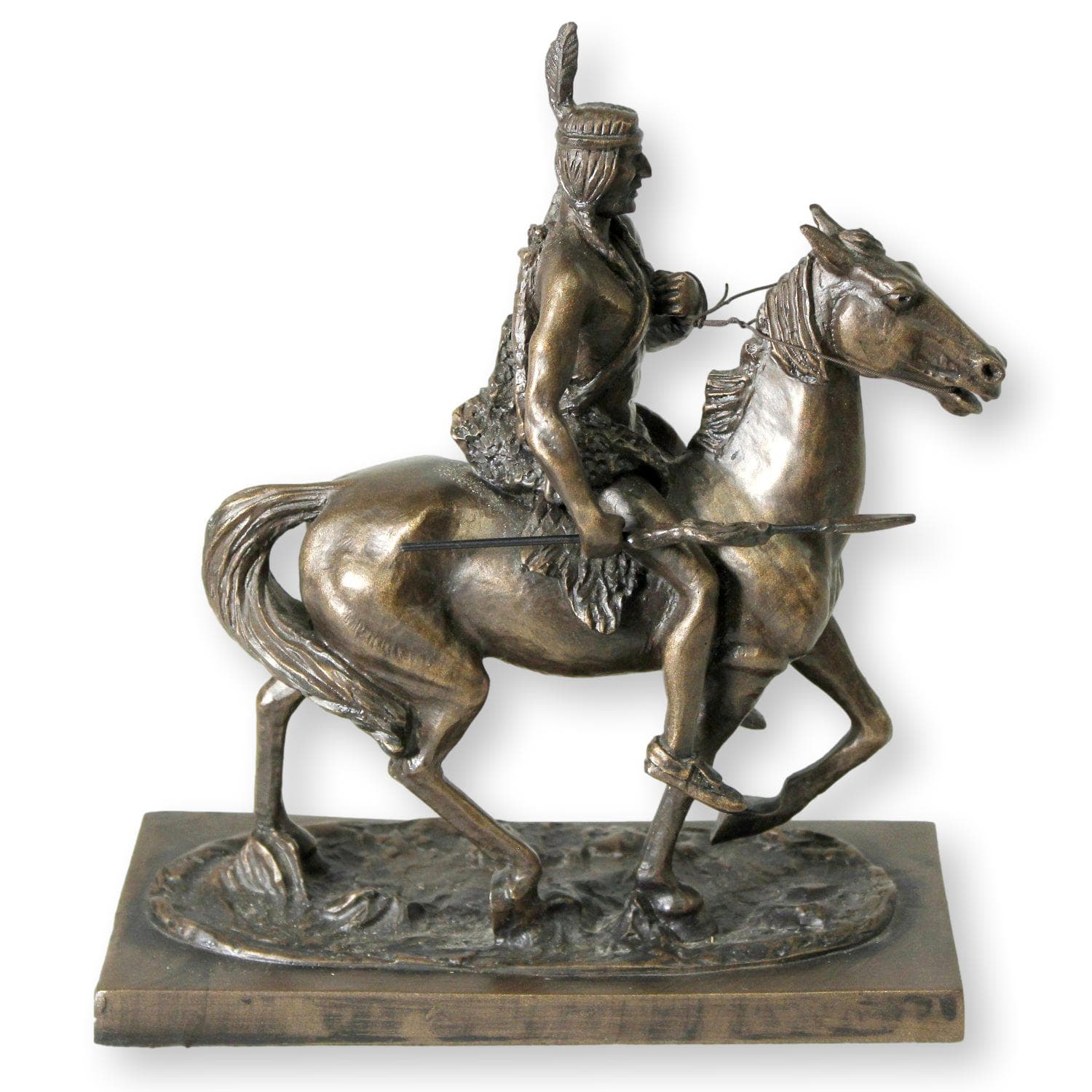 James Earle Fraser "Cheyenne Chief" Bronze Sculpture - Image 1
