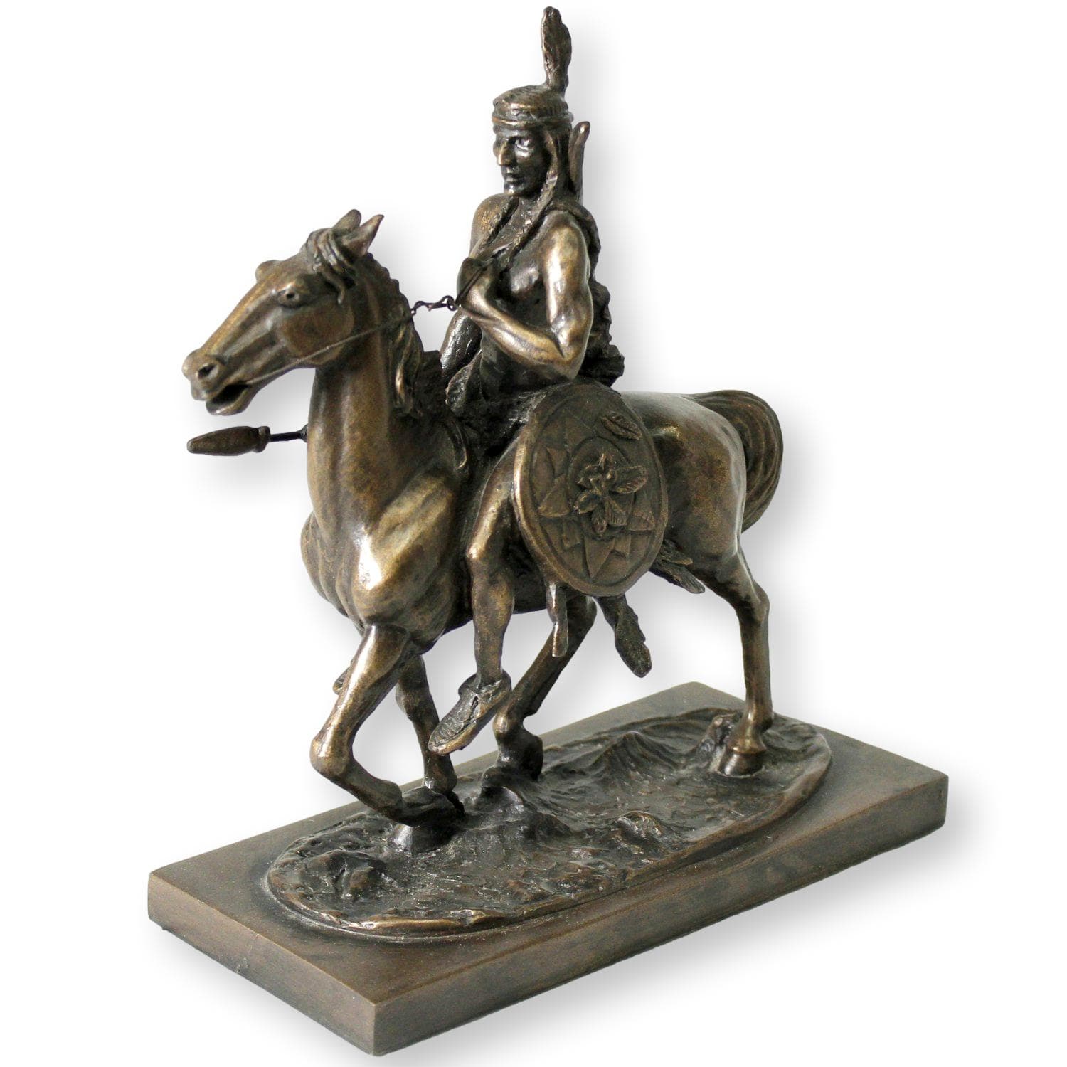 James Earle Fraser "Cheyenne Chief" Bronze Sculpture - Thumbnail 3