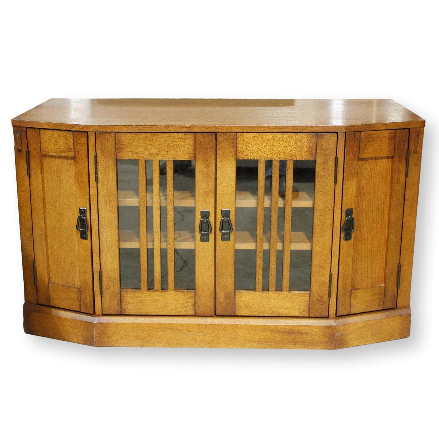 Mission Oak Media Cabinet - Image 1