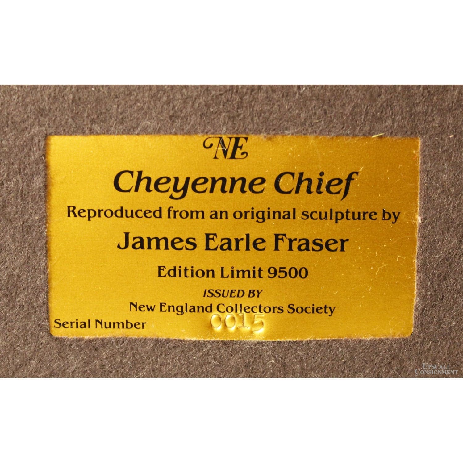 James Earle Fraser "Cheyenne Chief" Bronze Sculpture - Thumbnail 5