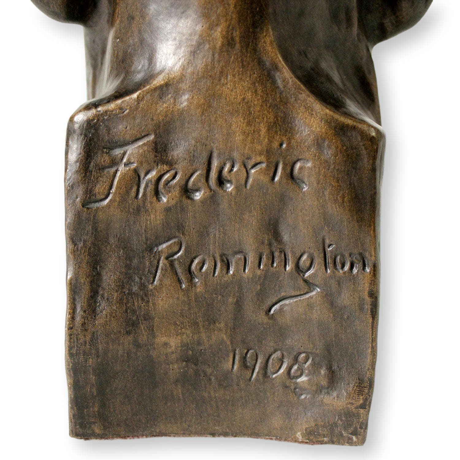 Frederic Remington "The Savage" Bronze Sculpture - Thumbnail 6