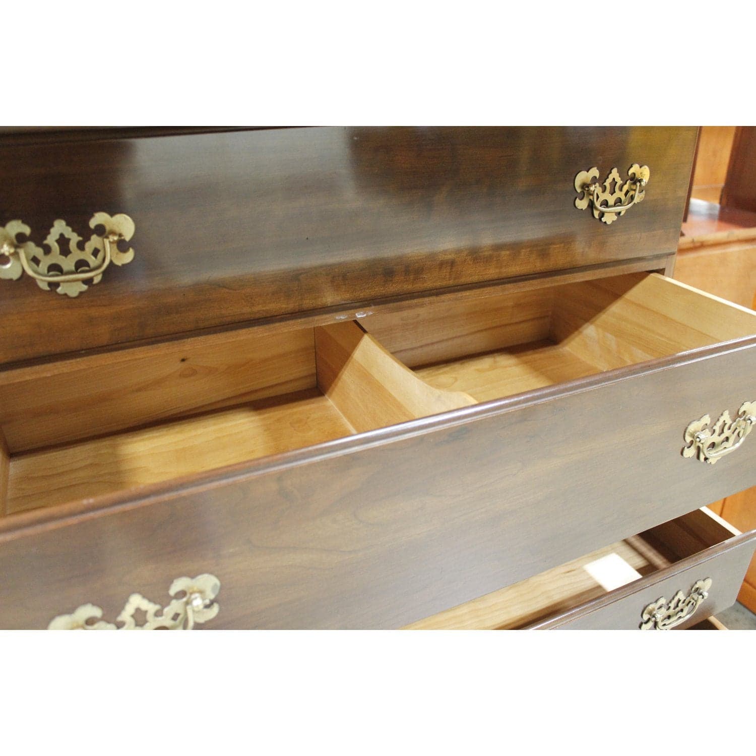 Ethan Allen Highboy Chest of Drawers - Thumbnail 6