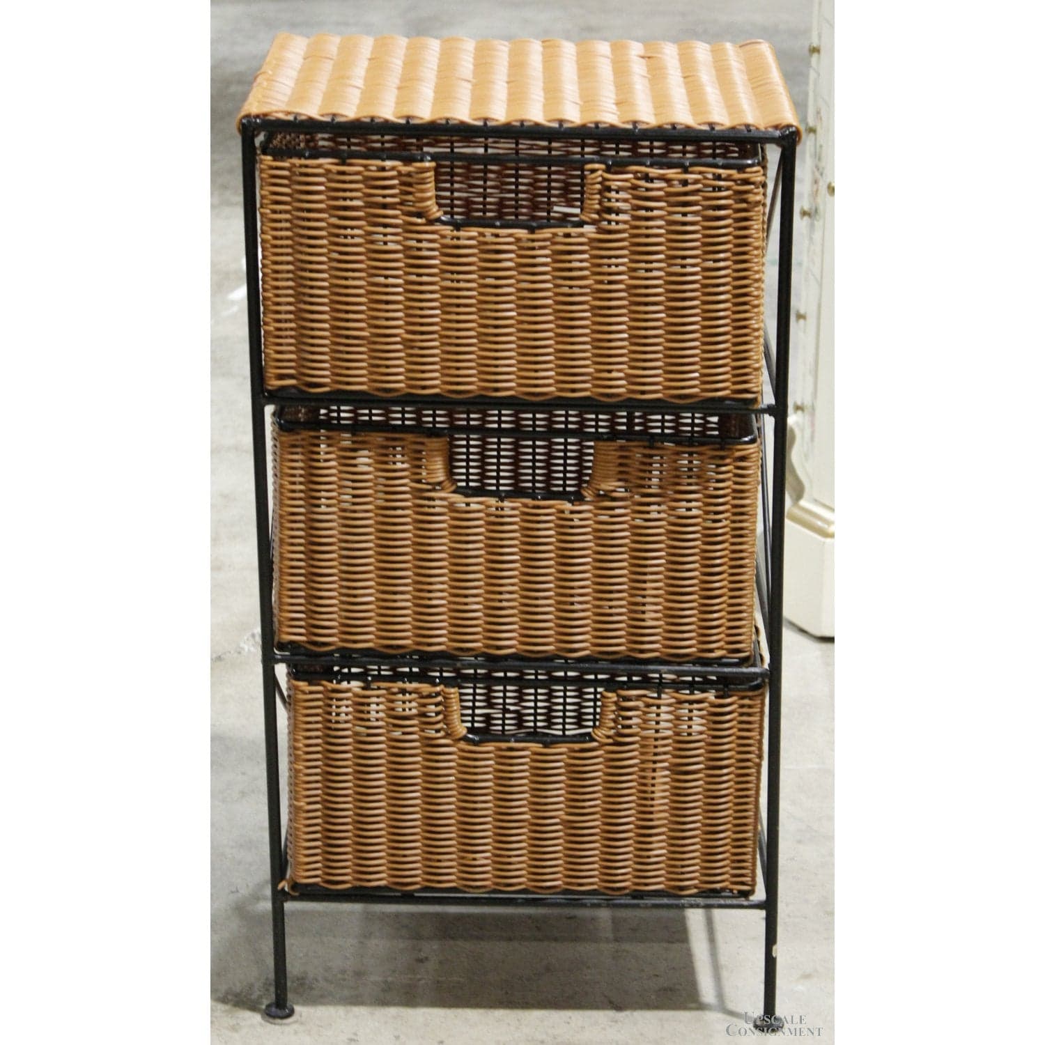 Wicker Drawers w/Metal Frame - Thumbnail 2