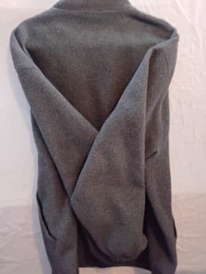 Fleece jacket, gray full- zip with embroidered - Thumbnail 16