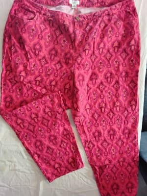 Cato woman jeans 24w Red with Diamonds Shape - Thumbnail 12