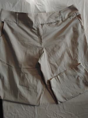 AGB Plus 24W Womens Pants Taupe Townsend Straight Leg Suiting Slacks NWT - Thumbnail 10