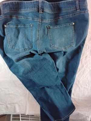 Cotton blend distressed skinny Jeans Gloria Vanderbilt Size 22W - Thumbnail 11
