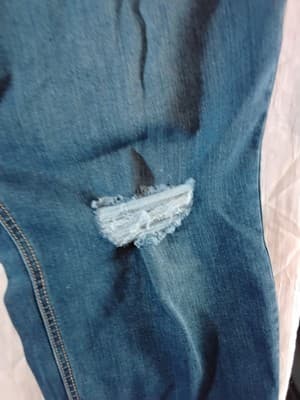 Cotton blend distressed skinny Jeans Gloria Vanderbilt Size 22W - Thumbnail 3