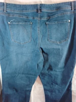 Cotton blend distressed skinny Jeans Gloria Vanderbilt Size 22W - Thumbnail 12