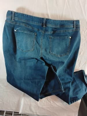 Cotton blend distressed skinny Jeans Gloria Vanderbilt Size 22W - Thumbnail 13