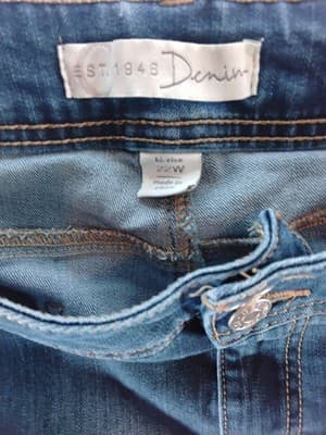 Cotton blend distressed skinny Jeans Gloria Vanderbilt Size 22W - Thumbnail 9