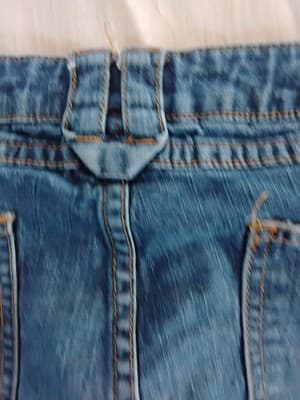 Baby Phat denim Capri shorts, mid-rise with rolled cuffs sizes 20 - Thumbnail 13