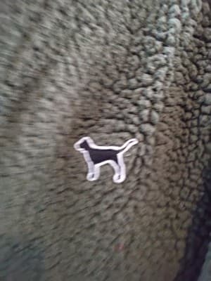 Polyester fleece quarter - zip pullover, Victoria Secret PINK sherpa style - Thumbnail 3