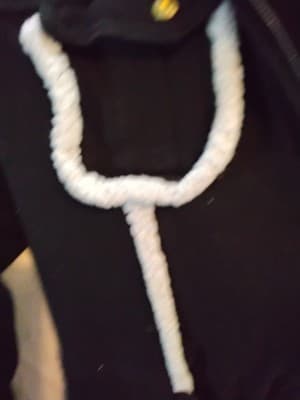 Knit cardigan sweater dress, Coogi, hooded with embellishments - Thumbnail 9