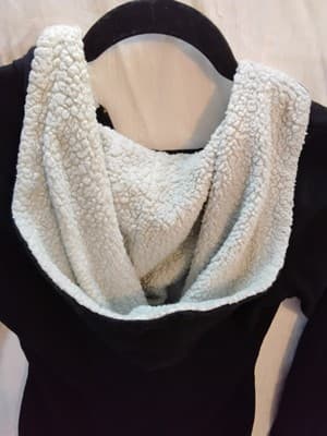 Knit cardigan sweater dress, Coogi, hooded with embellishments - Thumbnail 13