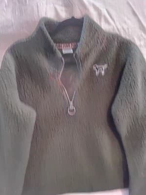 Polyester fleece quarter - zip pullover, Victoria Secret PINK sherpa style - Thumbnail 2