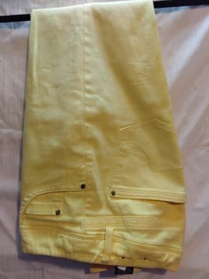 Coco Bianca Top S & Cotton ribbed leggings, yellow/mustard color size. 4 - Image 1