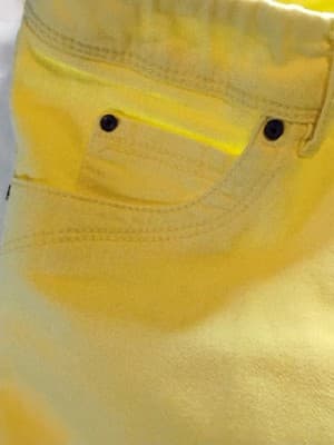 Coco Bianca Top S & Cotton ribbed leggings, yellow/mustard color size. 4 - Thumbnail 6