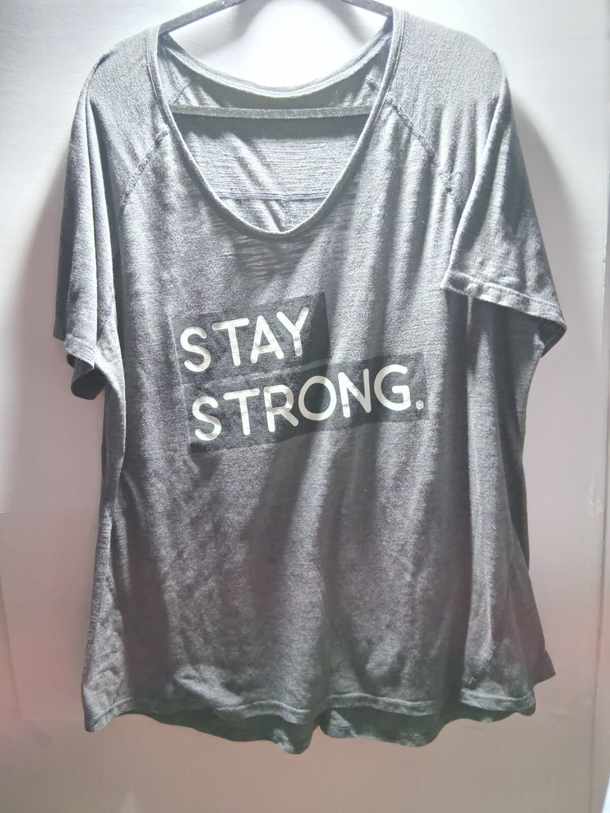 Cotton blend graphic t- shirt, Terra & Sky Strong, plus size - Image 1