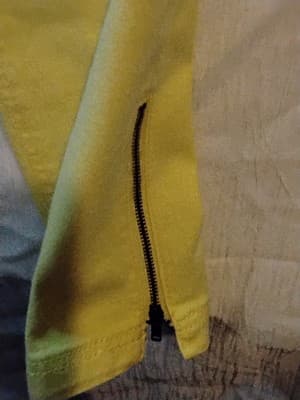 Coco Bianca Top S & Cotton ribbed leggings, yellow/mustard color size. 4 - Thumbnail 13