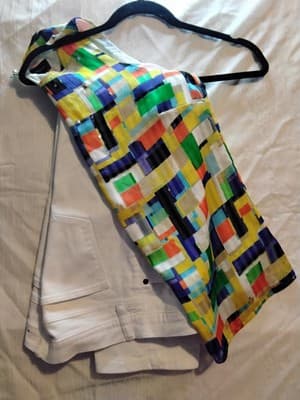 rafaella womens tops medium new & Lauren Ralph Lauren White Jeans 4 - Thumbnail 12