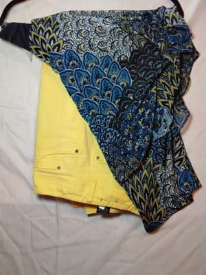 Coco Bianca Top S & Cotton ribbed leggings, yellow/mustard color size. 4 - Thumbnail 16