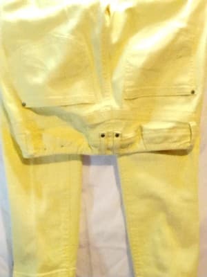 Coco Bianca Top S & Cotton ribbed leggings, yellow/mustard color size. 4 - Thumbnail 11
