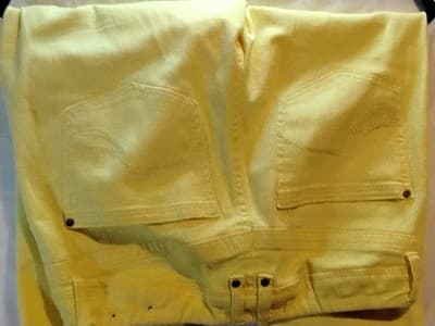 Coco Bianca Top S & Cotton ribbed leggings, yellow/mustard color size. 4 - Thumbnail 10