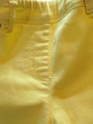 Coco Bianca Top S & Cotton ribbed leggings, yellow/mustard color size. 4 - Thumbnail 7