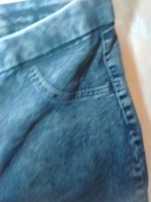 Cotton-blend denim-effect legging, No Boundaries Super High Rise - Thumbnail 4