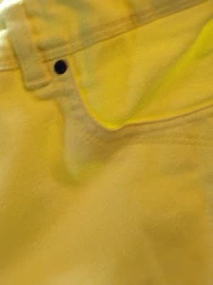 Coco Bianca Top S & Cotton ribbed leggings, yellow/mustard color size. 4 - Thumbnail 8
