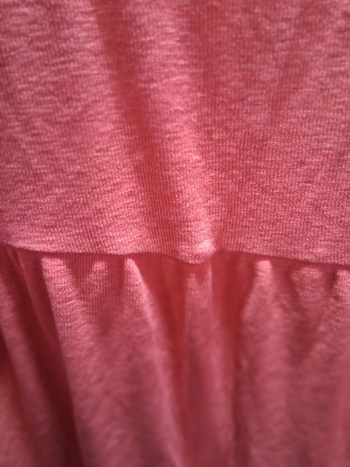 Cotton blend sleeveless top, coral/ orange textured knit size 3x - Thumbnail 3