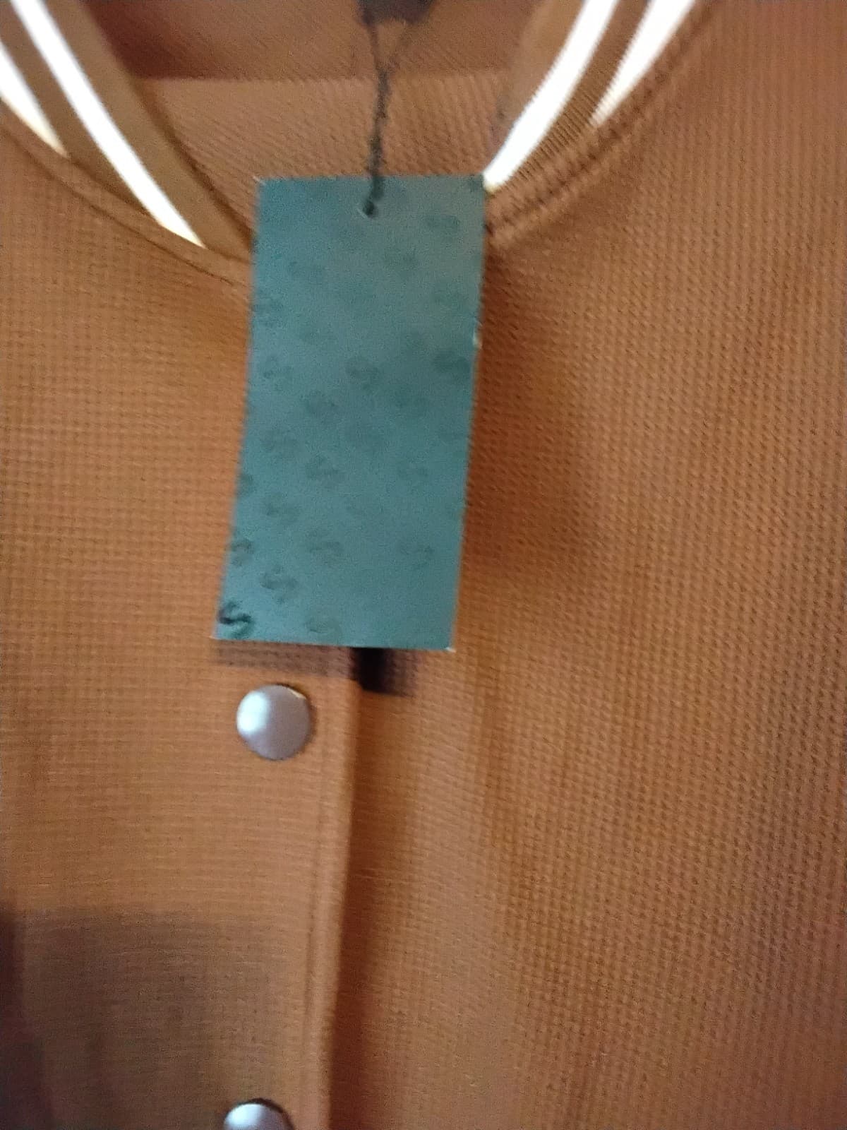 Cropped varsity jacket, brown with 'BOUNCER' lettering and Skirt set - Thumbnail 5