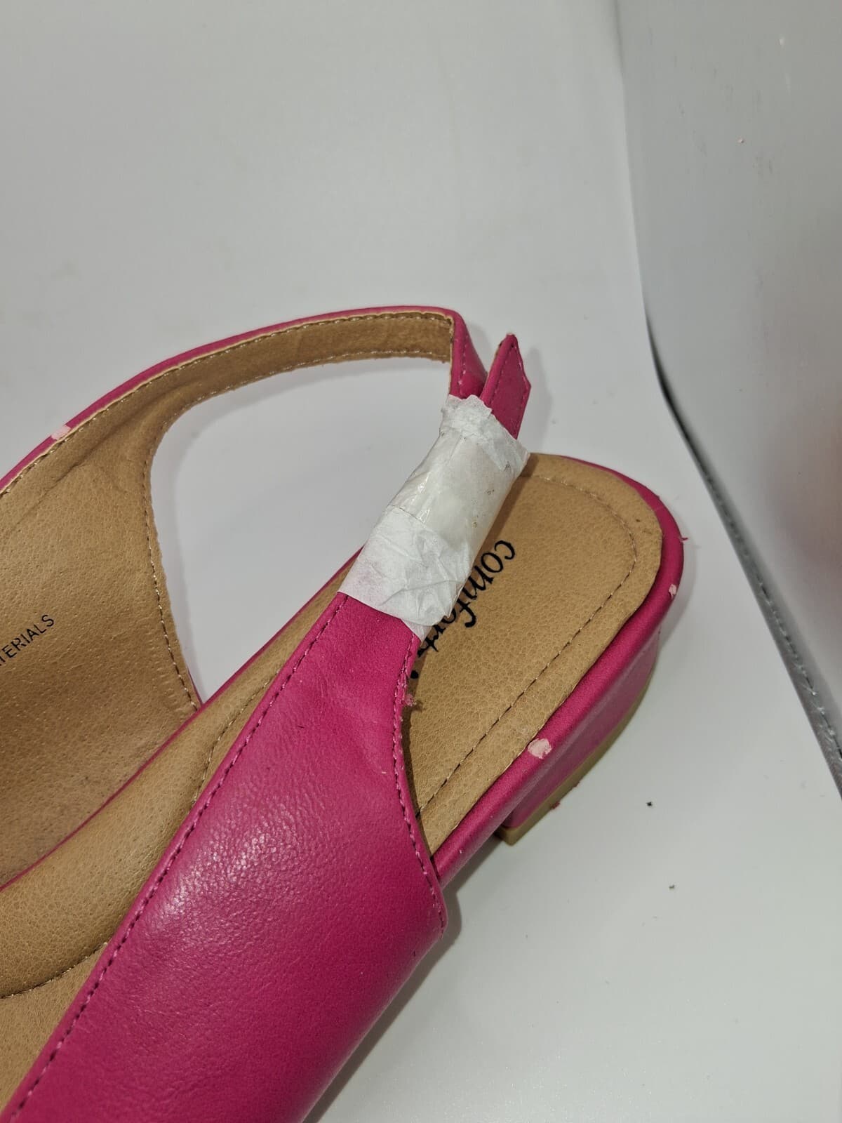 Danya Magenta Leather Flat Shoes Nh - Thumbnail 8