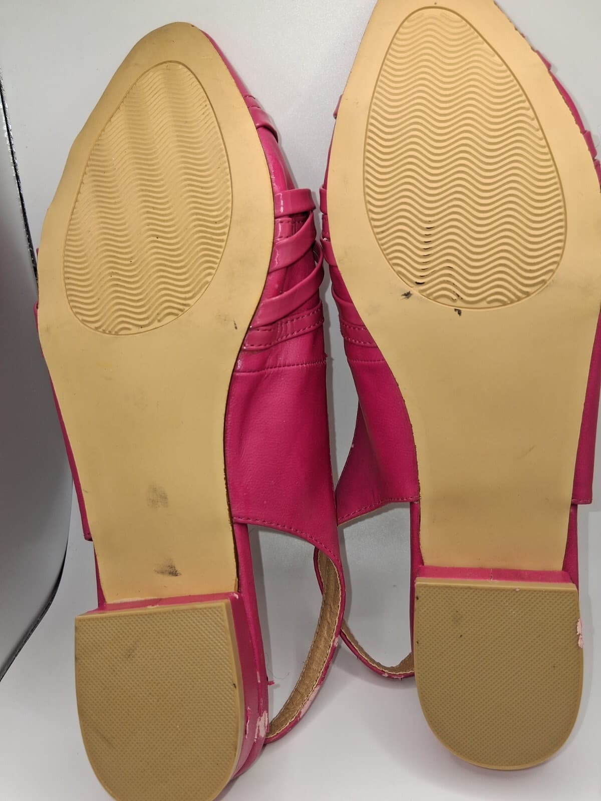 Danya Magenta Leather Flat Shoes Nh - Thumbnail 6